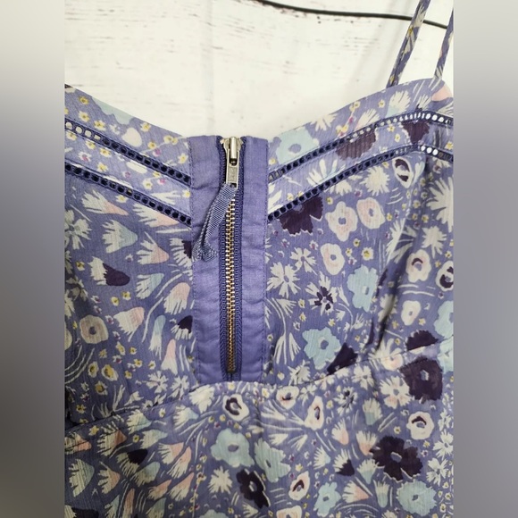 🇺🇸AEO Purple Floral Dress, size 10 - Picture 4 of 6